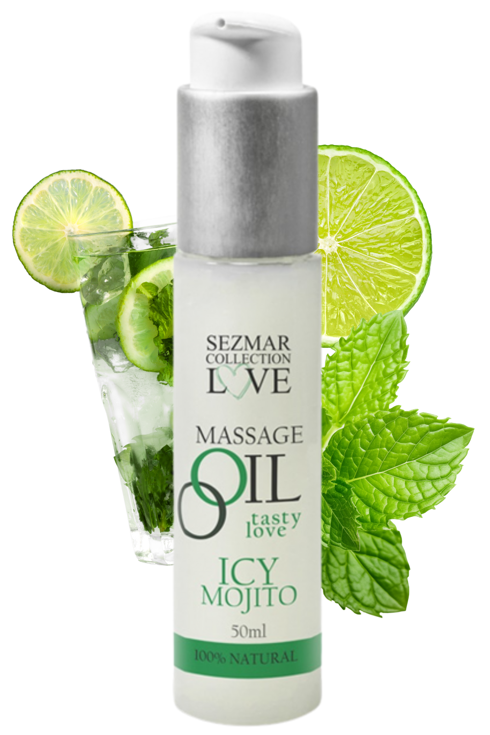 Tasty Love Huile de massage comestible - Mojito