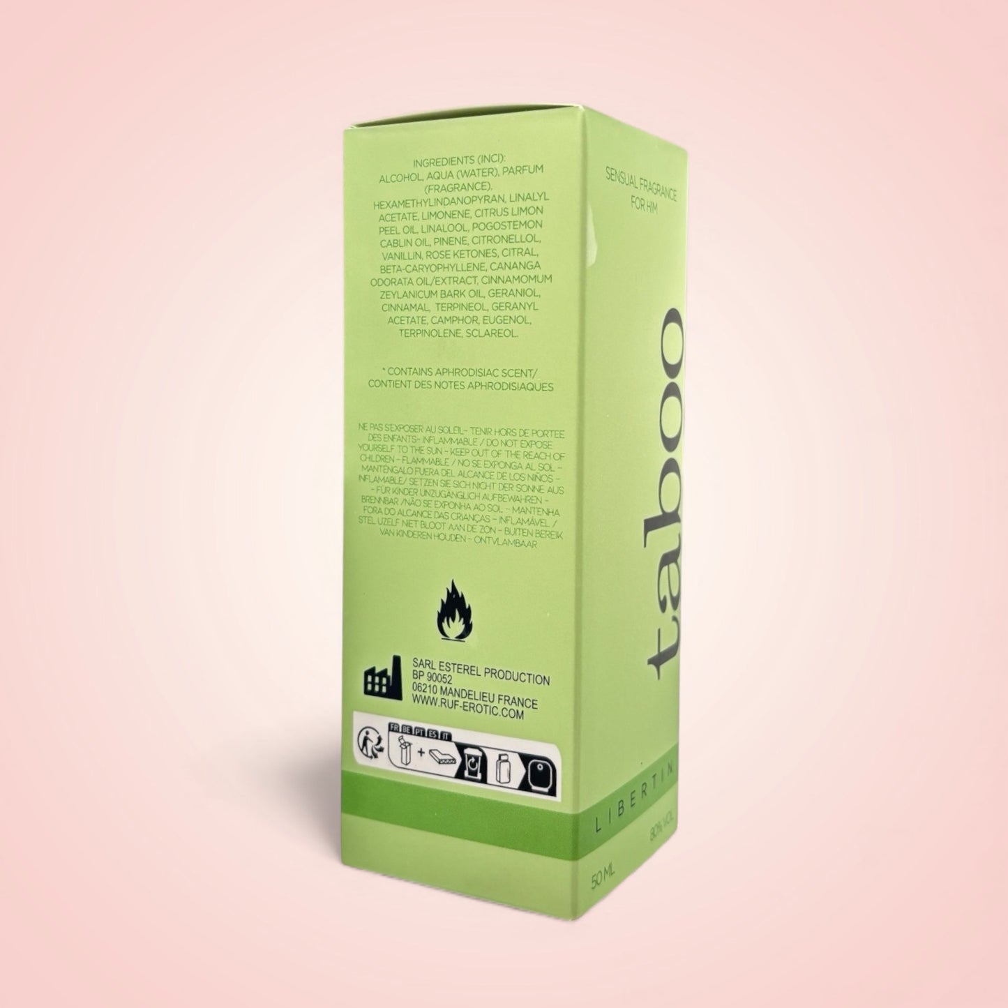 Eau de toilette d'attirance Libertin - Pour Lui