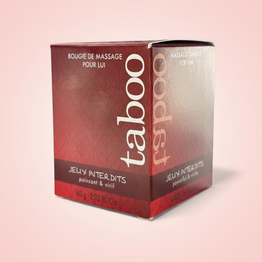Bougie de massage Taboo Jeux Interdits - Pour Lui