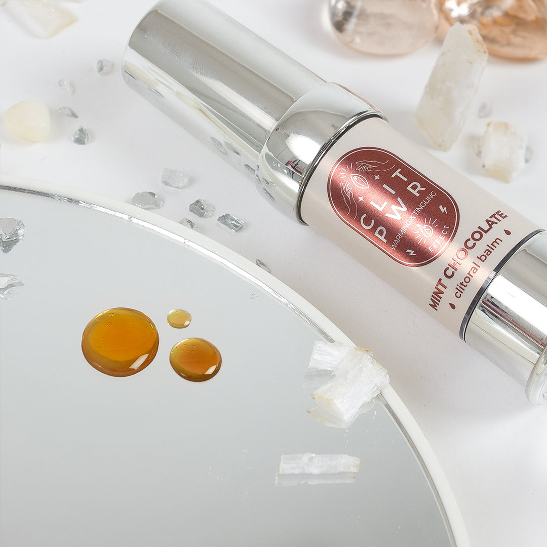 Baume stimulant chauffant pour clitoris à la Menthe Chocolat - Pour Elle