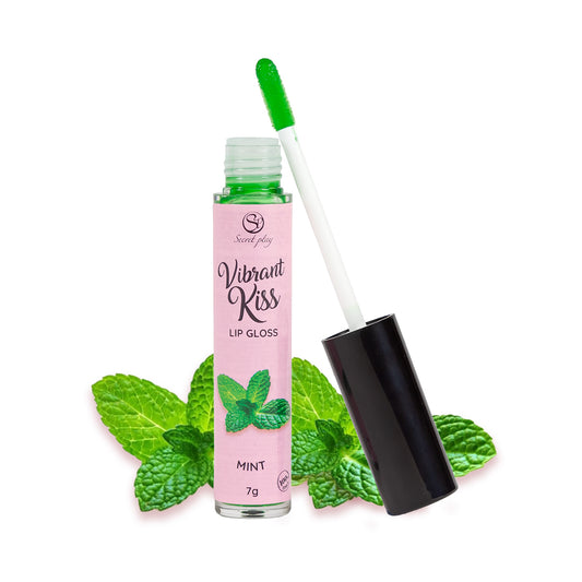 Gloss vibrant Menthe - 100% comestible