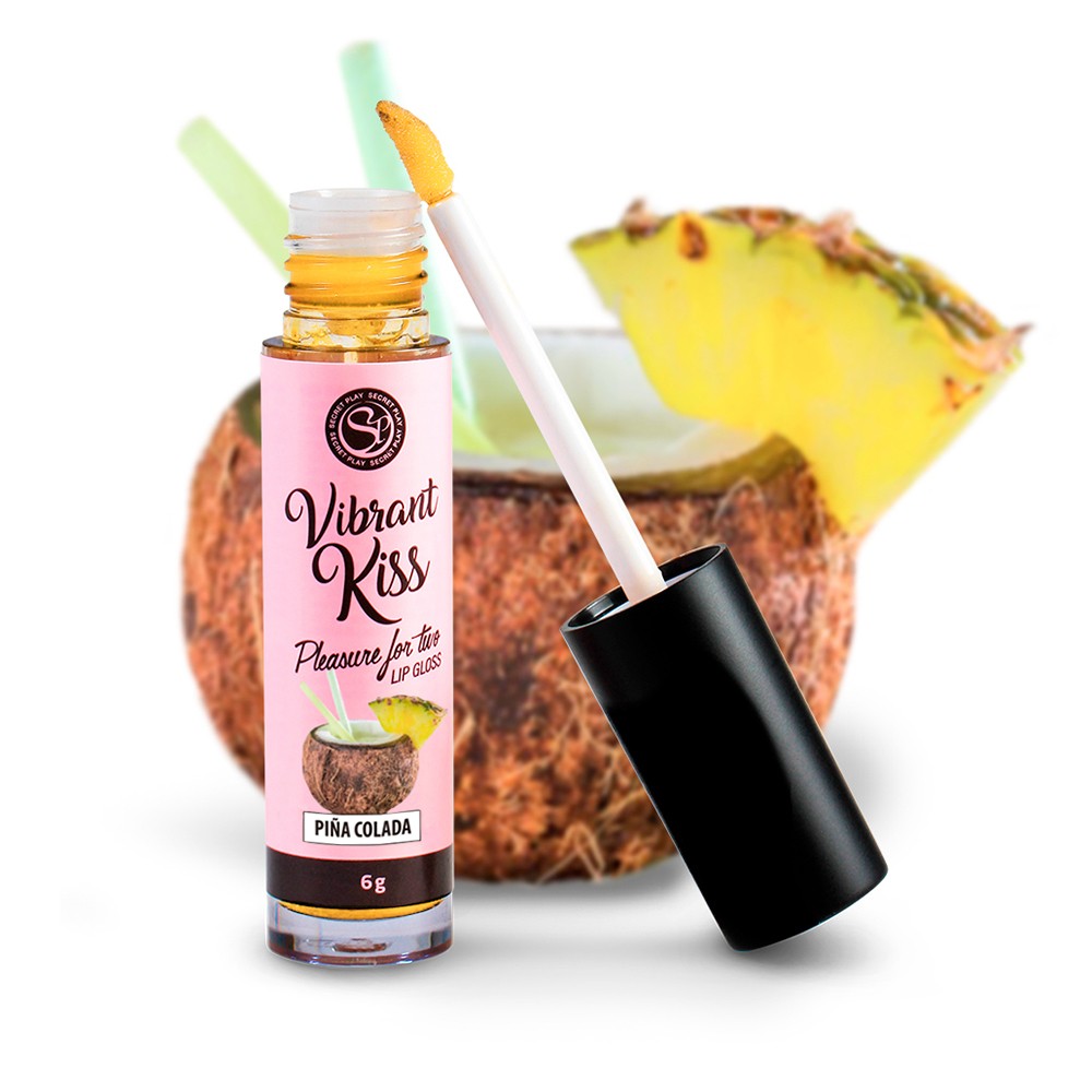 Gloss vibrant Piña Colada - 100% comestible