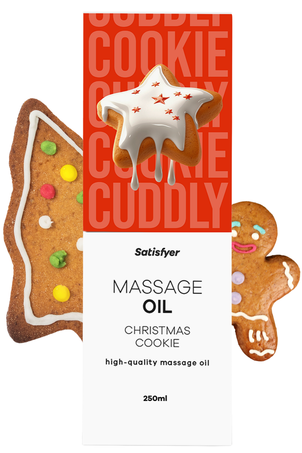 Satisfyer Huile de massage - Cookie de Noël