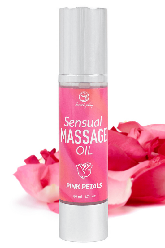 Huile de massage sensuelle - Pétales de Roses