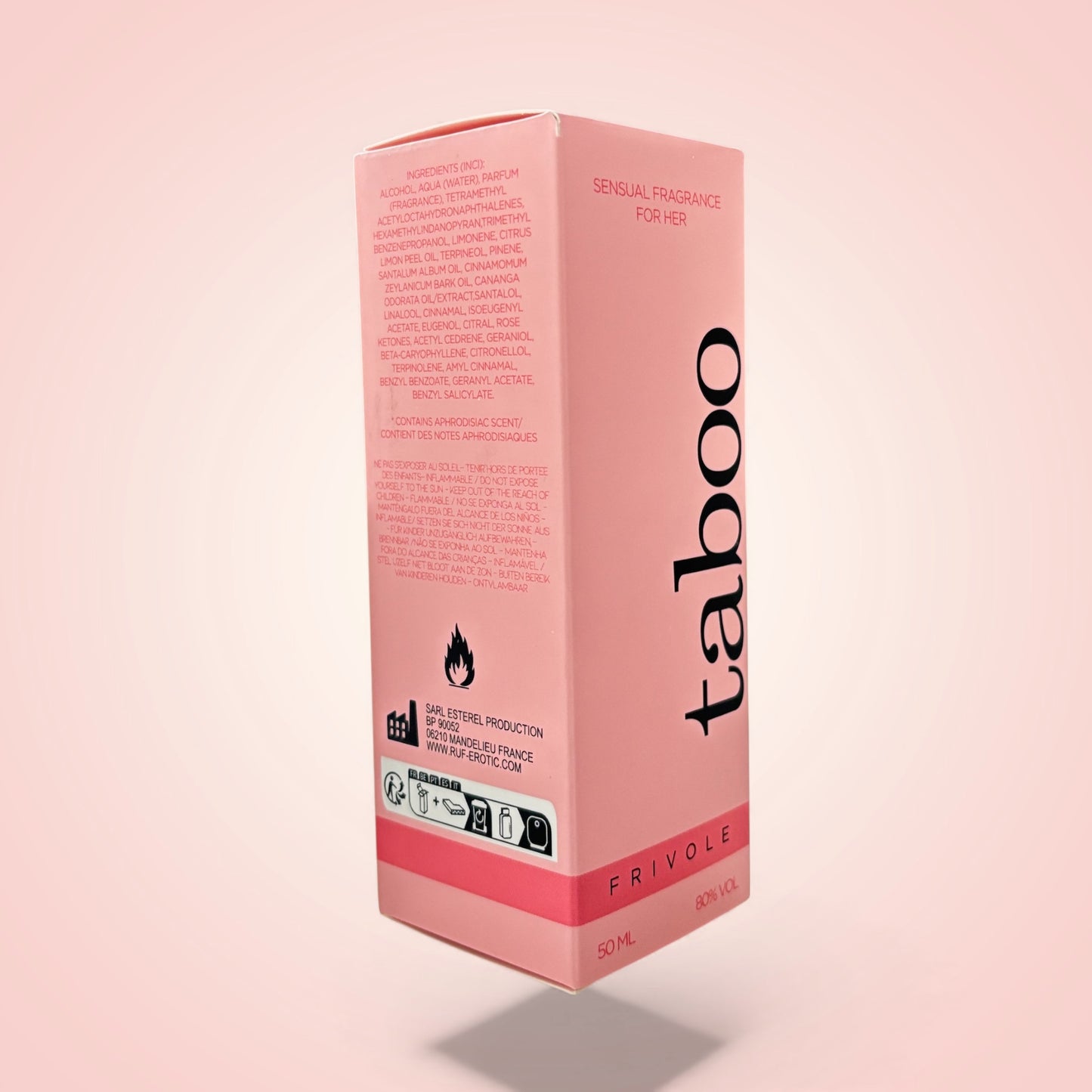 Eau de toilette d'attirance Frivole - Pour Elle