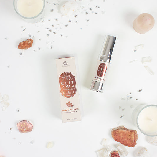 Baume stimulant chauffant pour clitoris à la Menthe Chocolat - Pour Elle