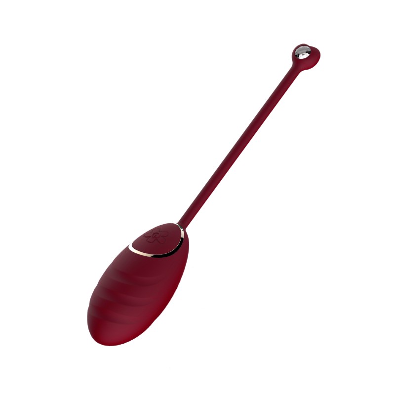 Œuf Vibrant Daisy Rouge Télécommandé USB - Silicone