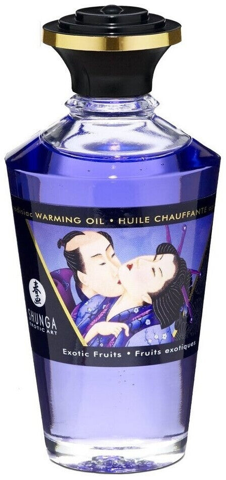 Shunga Huile de massage chauffante - Fruits Exotiques