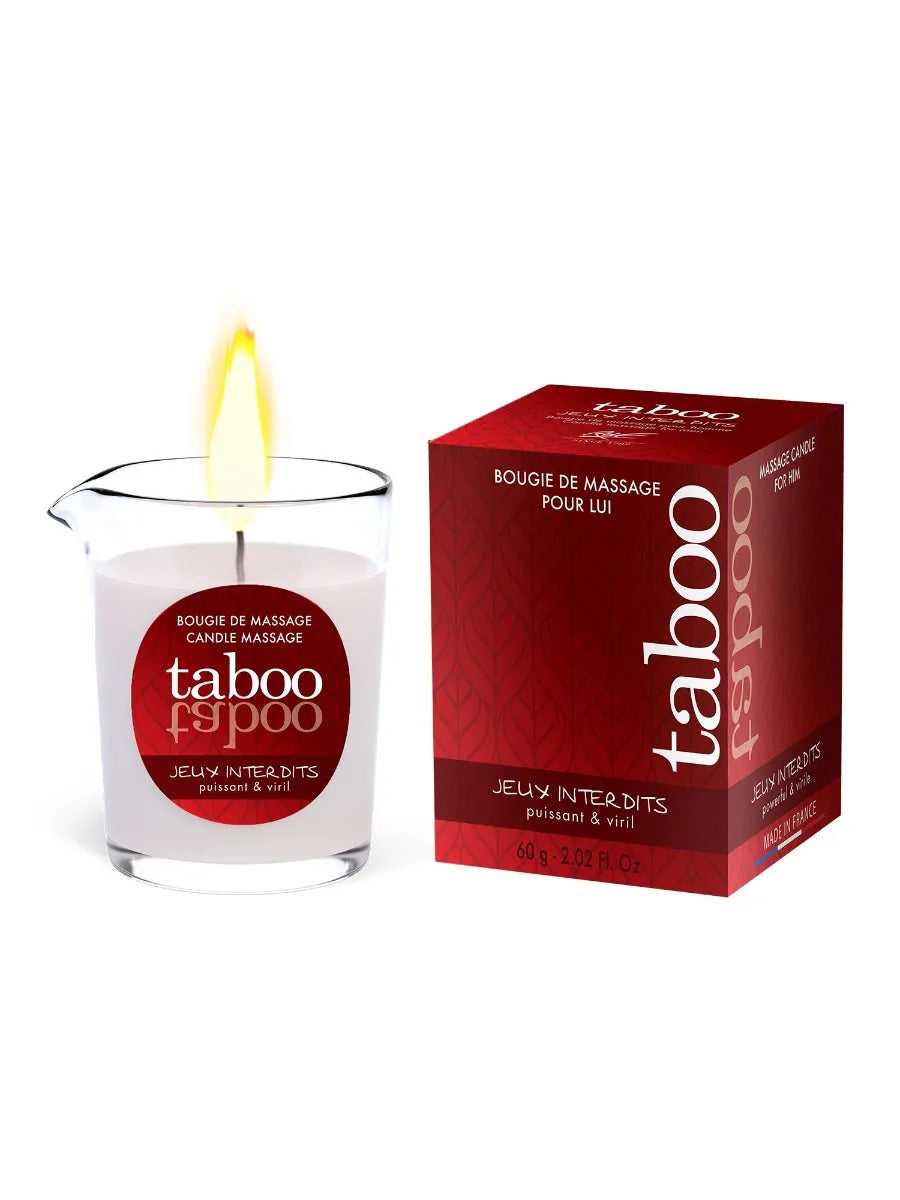 Bougie de massage Taboo Jeux Interdits - Pour Lui